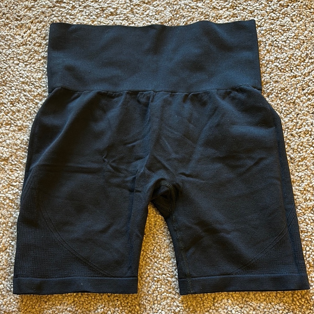 Zella Black High-Waisted Biker Shorts